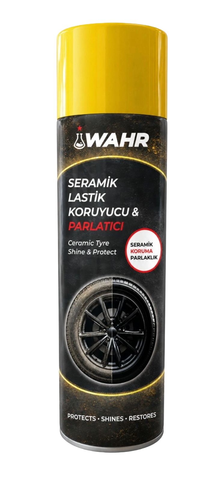 Wahr Seramik Lastik Koruyucu ve Parlatıcı Uzun Süreli Koruma